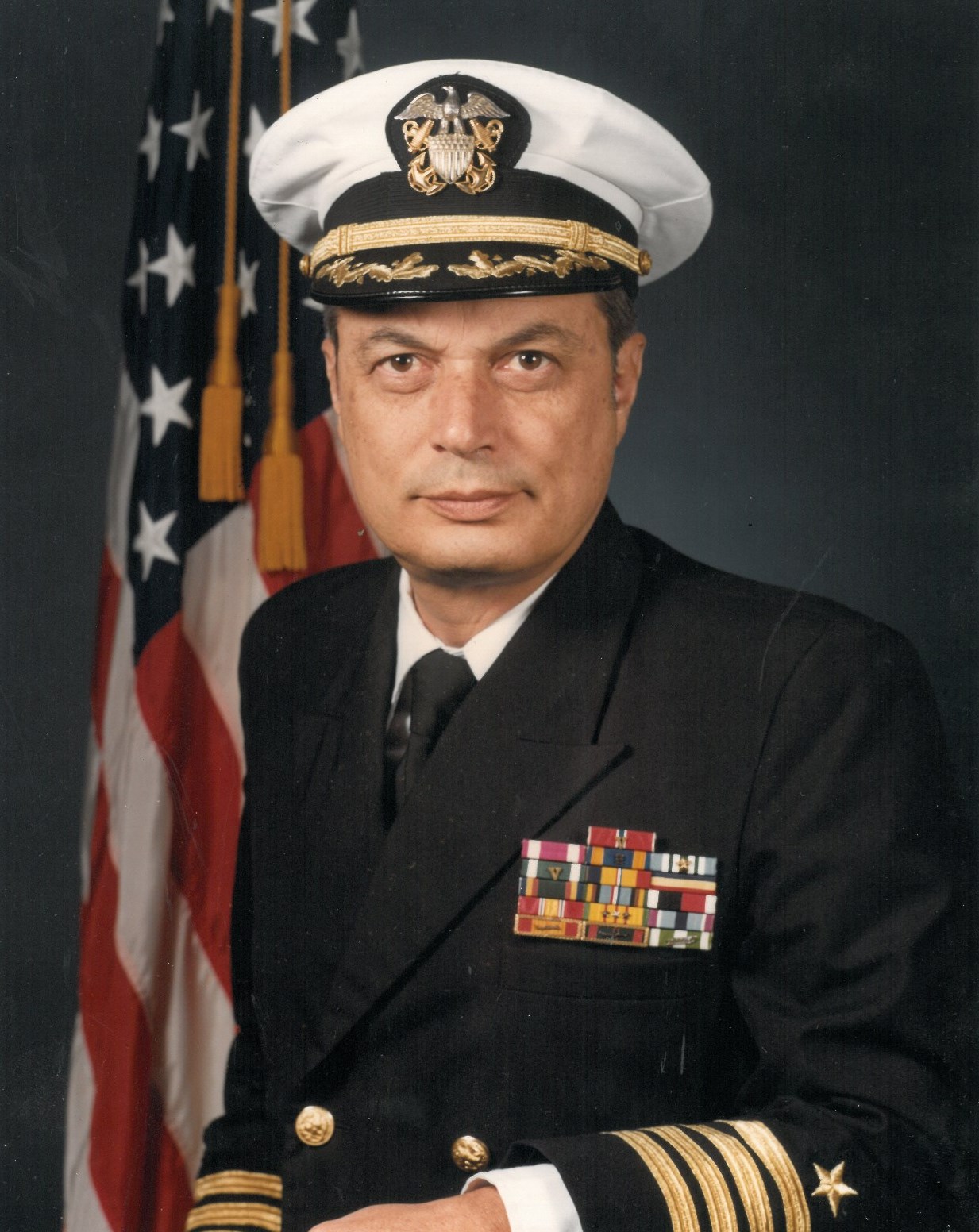 This is my dad, Captain Ronald E Mullen. He served in the U.S. Navy as his career. 
