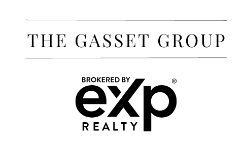 This is a transparency logo for The Gasset Group brokered by eXp Realty in Utah
